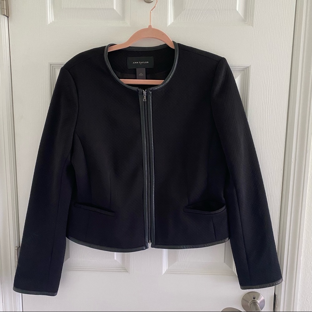 ANN TAYLOR MOTO BLAZER